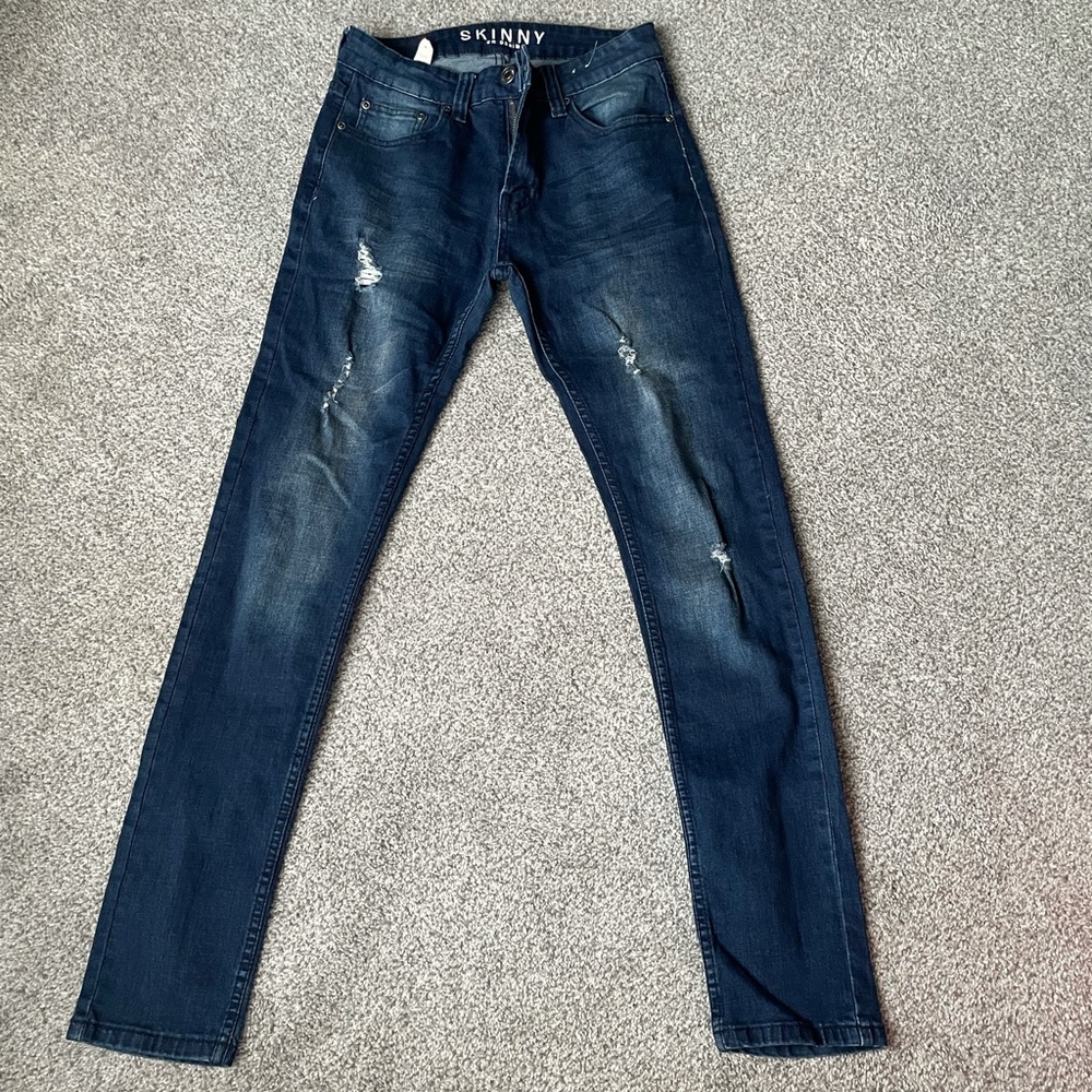 Destroy skinny jeans, navy blue , very good condition size 30/32